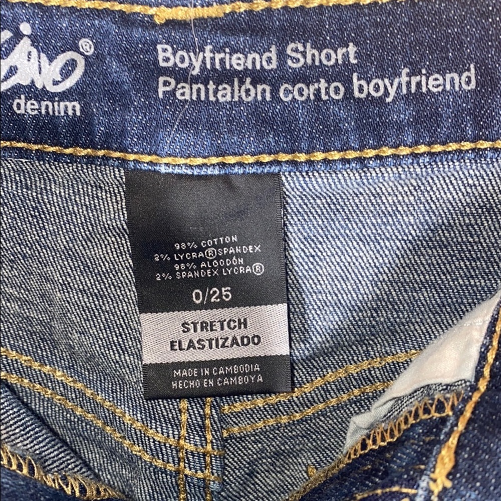 Mossimo Supply Co. Women's Blue Denim Shorts - Picture 2 of 3
